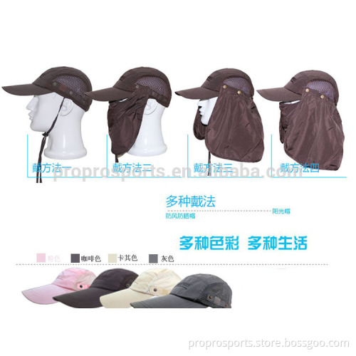 Breathable Sun Shield Flap Hat 360 Degree UV Protection Cap for Farming
